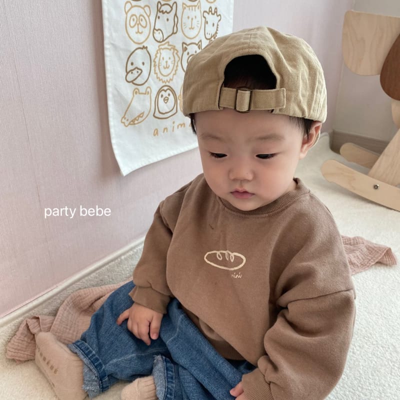 PARTY KIDS - Korean Children Fashion - #Kfashion4kids - Bebe Mini Bread Sweatshirt - 2
