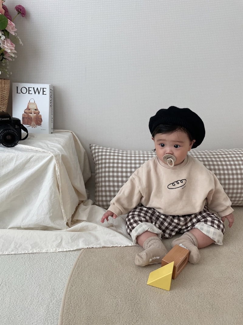 PARTY KIDS - Korean Children Fashion - #Kfashion4kids - Bebe Mini Bread Sweatshirt - 4