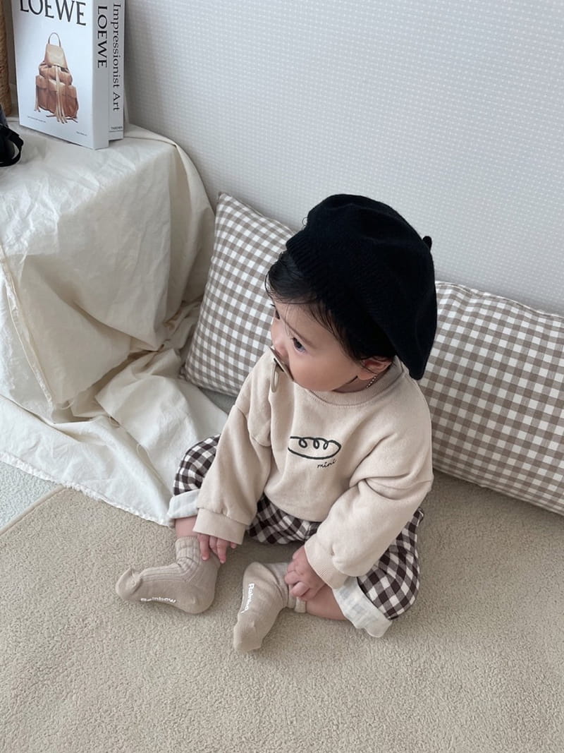 PARTY KIDS - Korean Children Fashion - #Kfashion4kids - Bebe Mini Bread Sweatshirt - 6