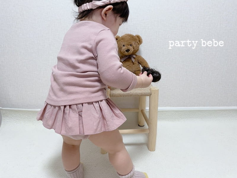 PARTY KIDS - Korean Children Fashion - #Kfashion4kids - Bebe Frill Romper with Cardigan - 11