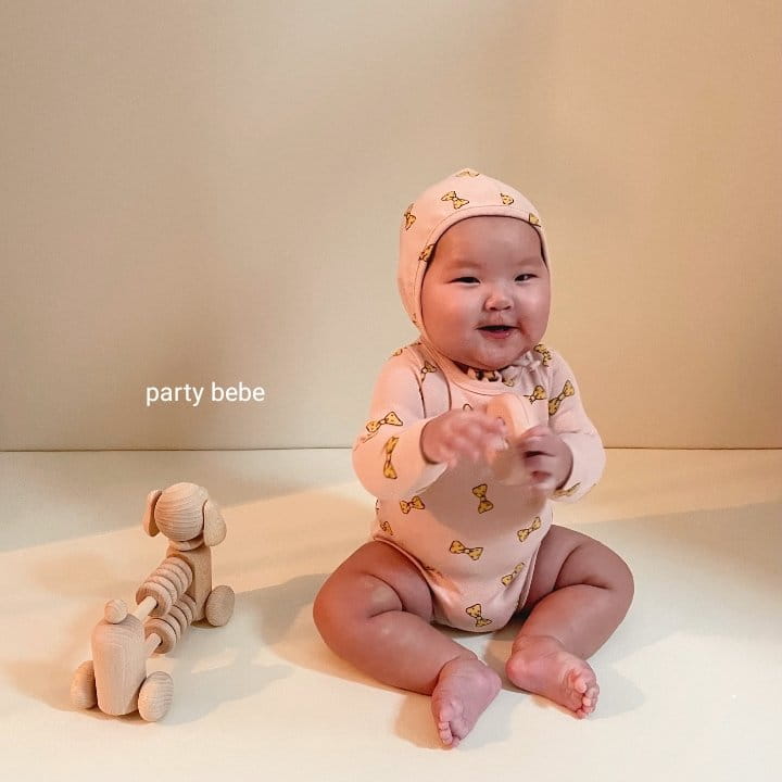 PARTY KIDS - Korean Children Fashion - #Kfashion4kids - Ribbon Romper with Bonnet - 10