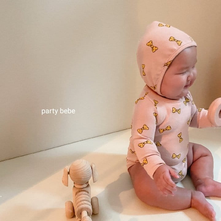 PARTY KIDS - Korean Children Fashion - #Kfashion4kids - Ribbon Romper with Bonnet - 8