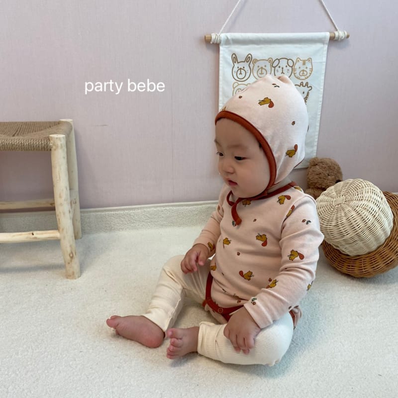 PARTY KIDS - Korean Children Fashion - #Kfashion4kids - Acorn Romper with Bonnet - 10