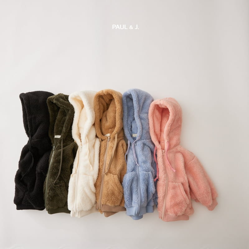 PAUL & J - Korean Children Fashion - #Kfashion4kids - Bear Fleece Jacket