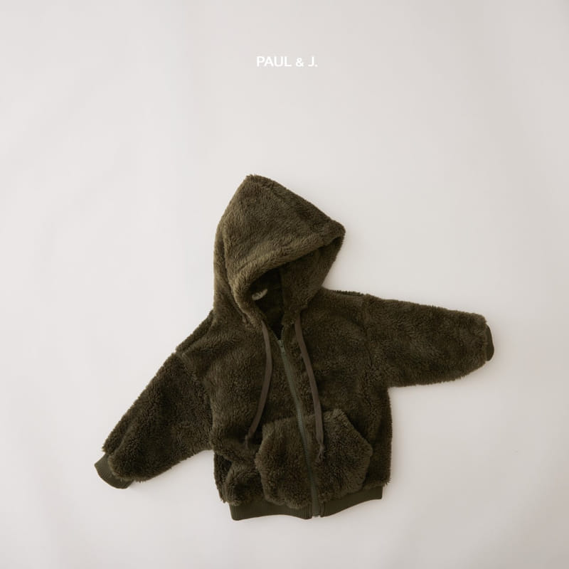 PAUL & J - Korean Children Fashion - #Kfashion4kids - Bear Fleece Jacket - 8