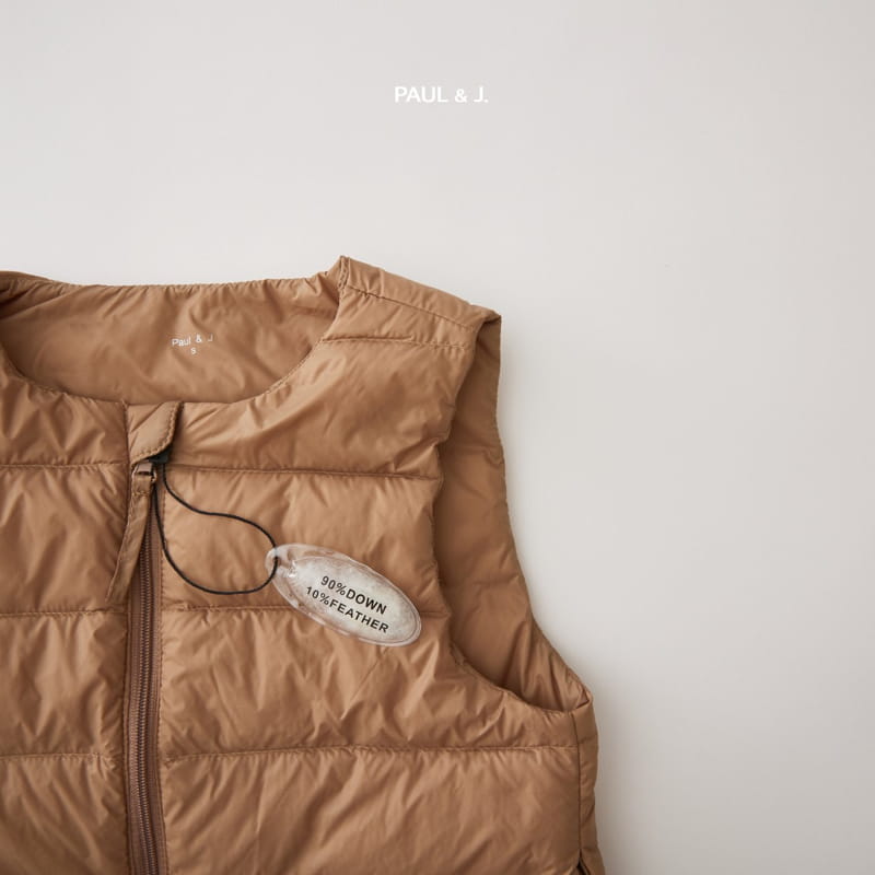 PAUL & J - Korean Children Fashion - #Kfashion4kids - Ultra Light Down Vest - 2