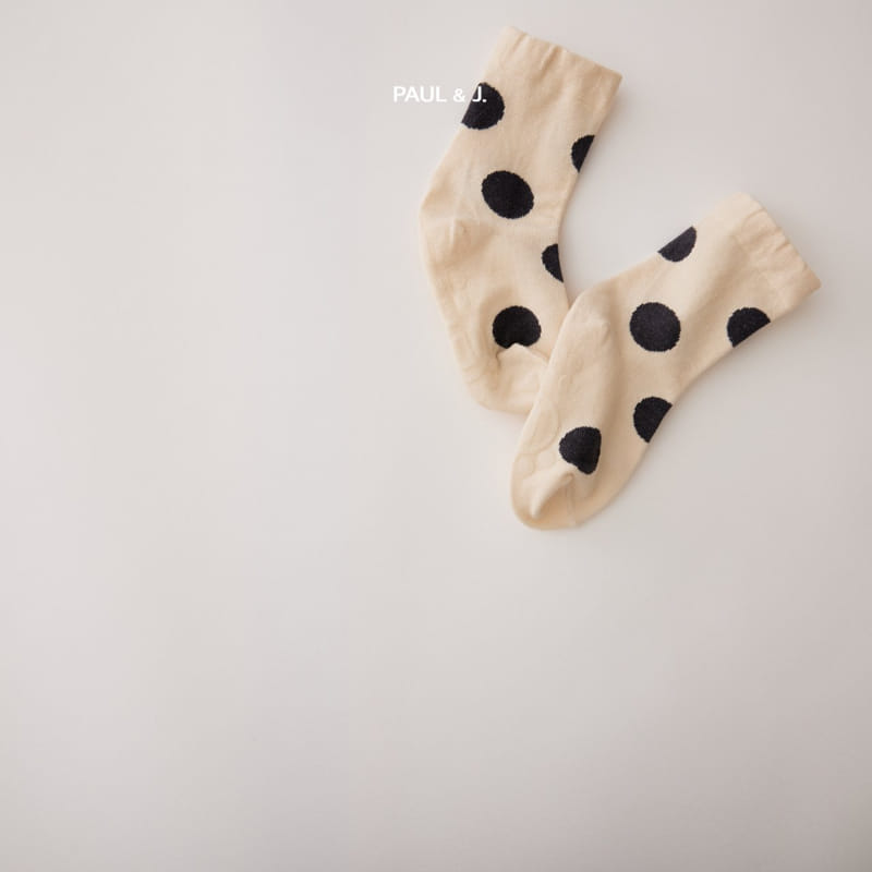 PAUL & J - Korean Children Fashion - #Kfashion4kids - Dot Socks [set of 5] - 3
