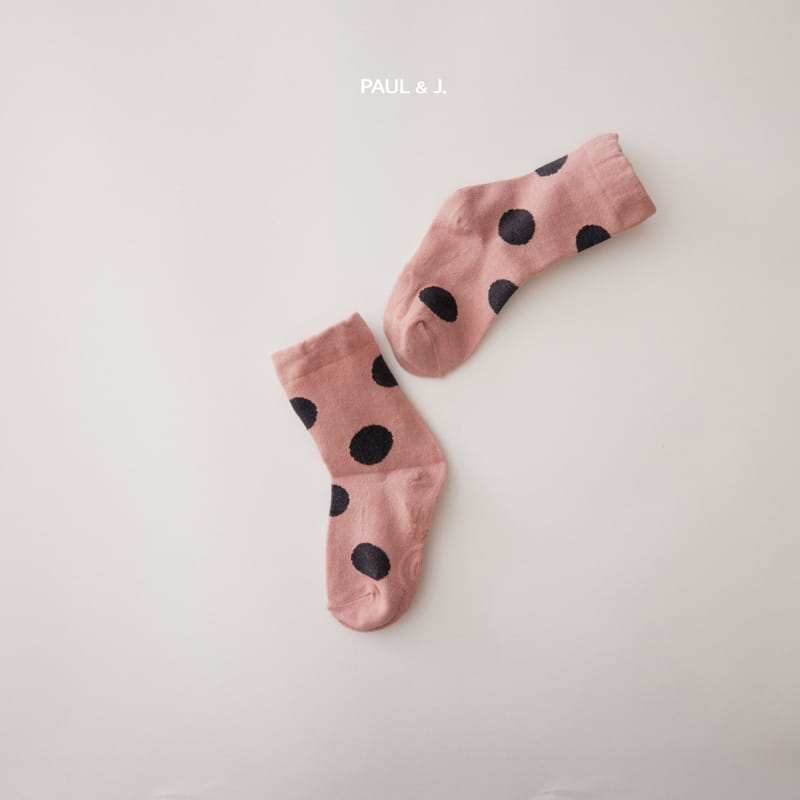 PAUL & J - Korean Children Fashion - #Kfashion4kids - Dot Socks [set of 5] - 4