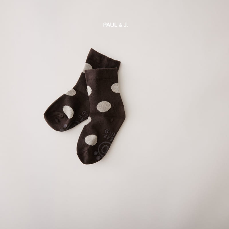 PAUL & J - Korean Children Fashion - #Kfashion4kids - Dot Socks [set of 5] - 5