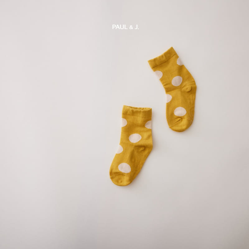PAUL & J - Korean Children Fashion - #Kfashion4kids - Dot Socks [set of 5] - 6