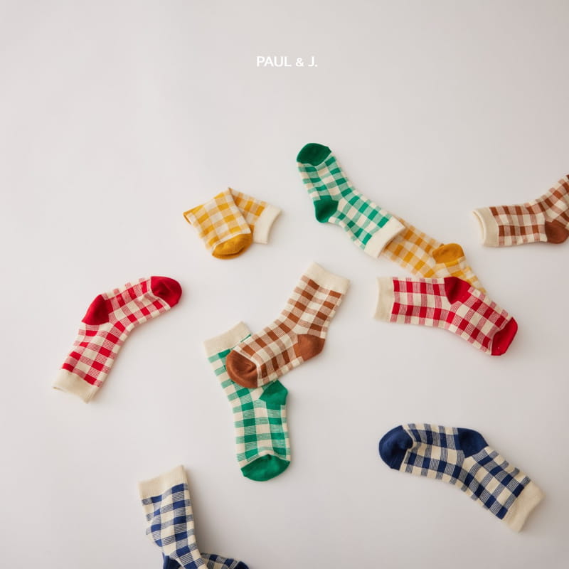 PAUL & J - Korean Children Fashion - #Kfashion4kids - Latte Socks [set of 5]