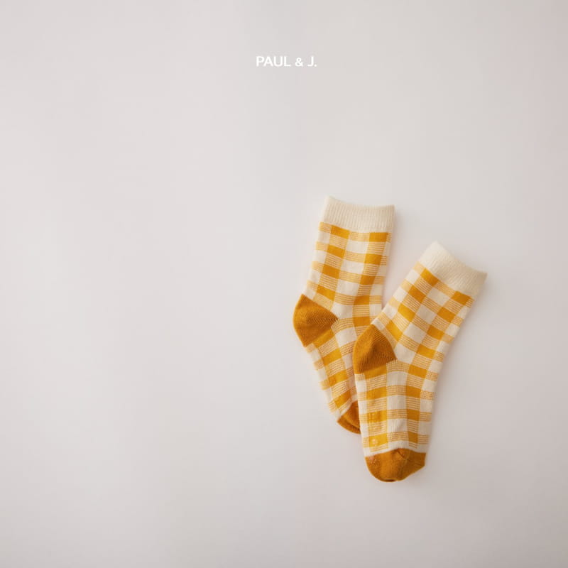 PAUL & J - Korean Children Fashion - #Kfashion4kids - Latte Socks [set of 5] - 3