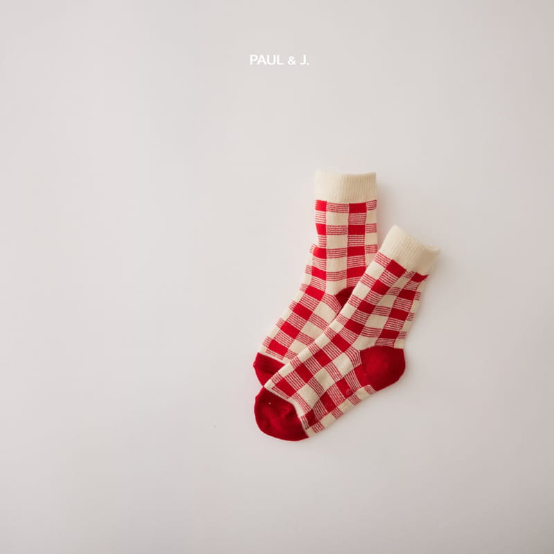PAUL & J - Korean Children Fashion - #Kfashion4kids - Latte Socks [set of 5] - 5