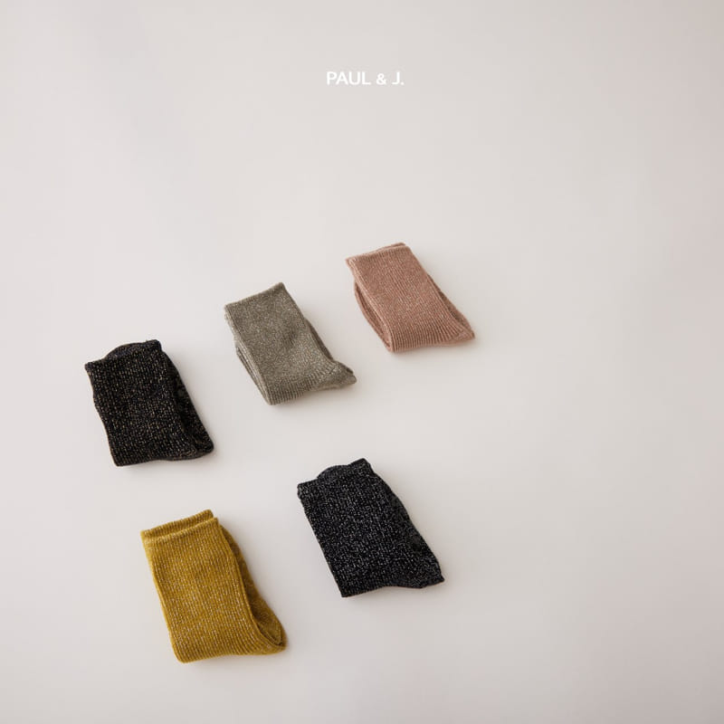 PAUL & J - Korean Children Fashion - #Kfashion4kids - Wendy Pearl Socks [set of 5]