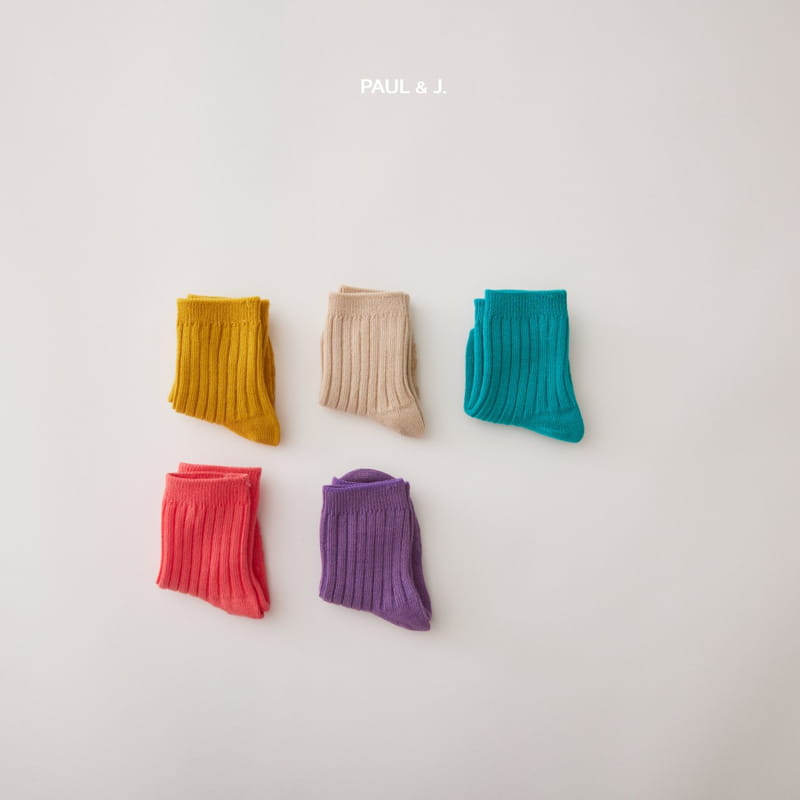 PAUL & J - Korean Children Fashion - #Kfashion4kids - Sophia Socks [set of 5]