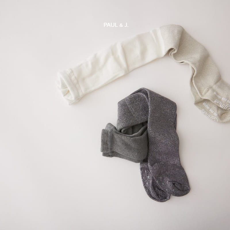 PAUL & J - Korean Children Fashion - #Kfashion4kids - Two Tone Pearl Tights - 4