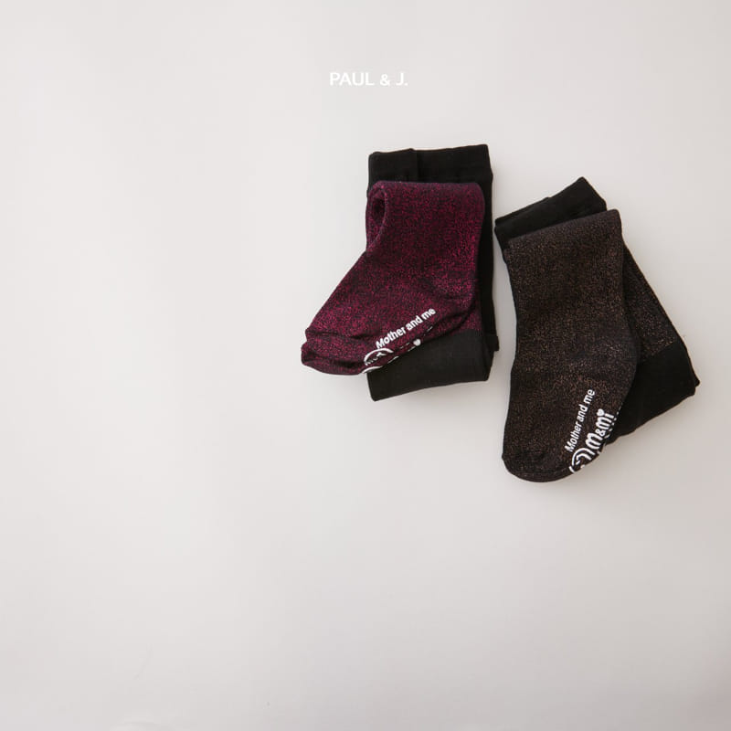 PAUL & J - Korean Children Fashion - #Kfashion4kids - Two Tone Pearl Tights - 5