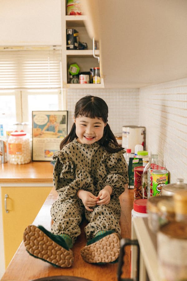 PEANUT - Korean Children Fashion - #Kfashion4kids - Heart Attack Top Bottom Set - 11