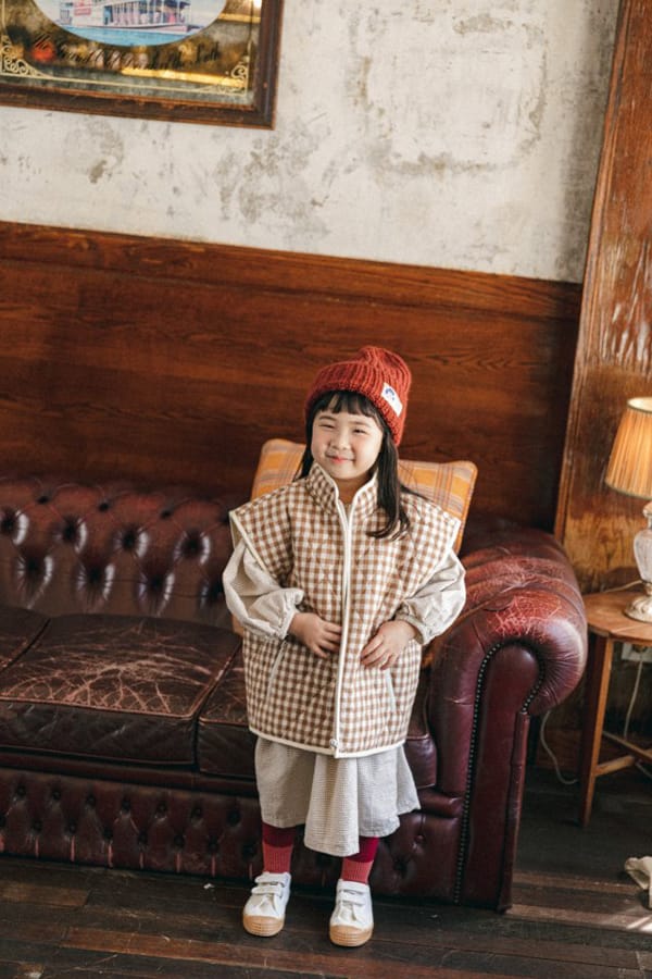 PEANUT - Korean Children Fashion - #Kfashion4kids - Caramel Bonding Vest - 12