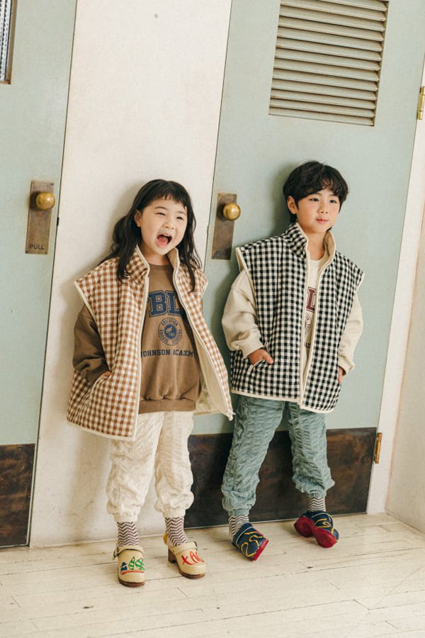 PEANUT - Korean Children Fashion - #Kfashion4kids - Caramel Bonding Vest - 4