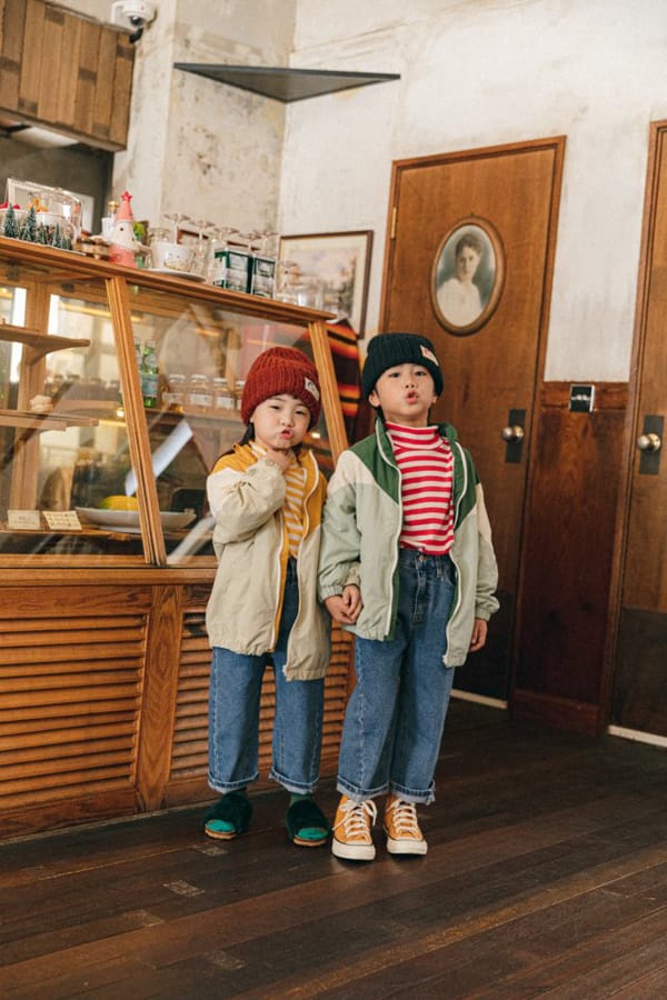 PEANUT - Korean Children Fashion - #Kfashion4kids - Blocking Windbreaker