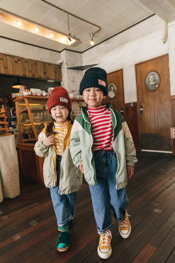 PEANUT - Korean Children Fashion - #Kfashion4kids - Blocking Windbreaker - 3
