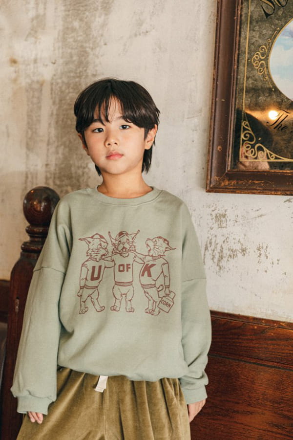 PEANUT - Korean Children Fashion - #Kfashion4kids - Cat Sweatshirt - 4