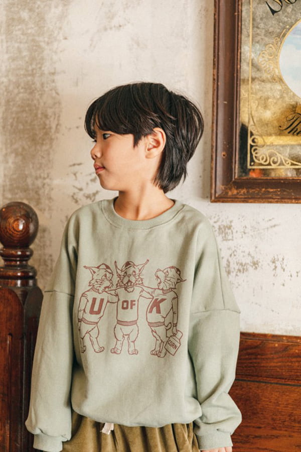 PEANUT - Korean Children Fashion - #Kfashion4kids - Cat Sweatshirt - 5