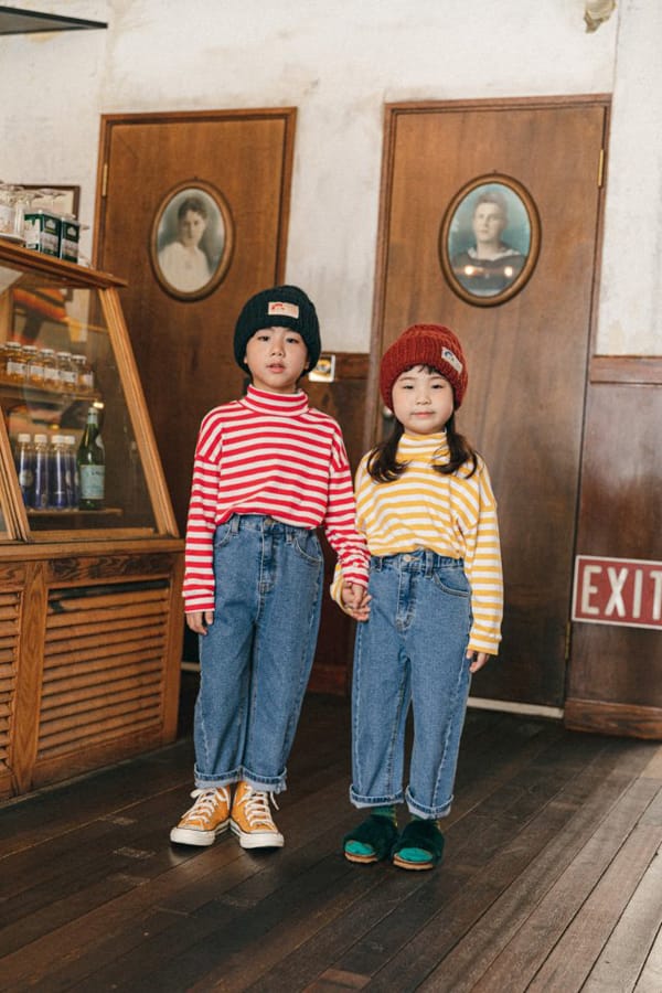PEANUT - Korean Children Fashion - #Kfashion4kids - Low Denim Pants