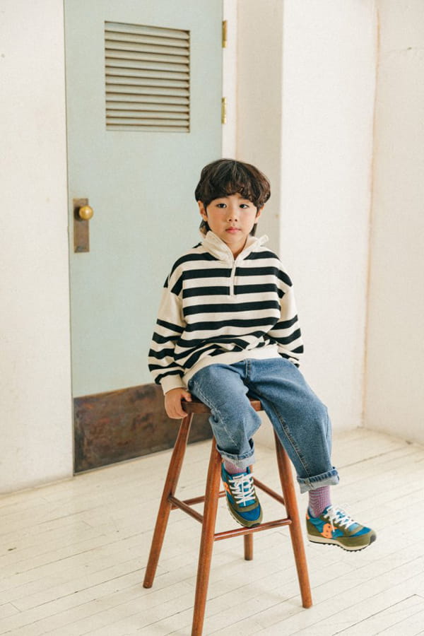 PEANUT - Korean Children Fashion - #Kfashion4kids - Low Denim Pants - 10