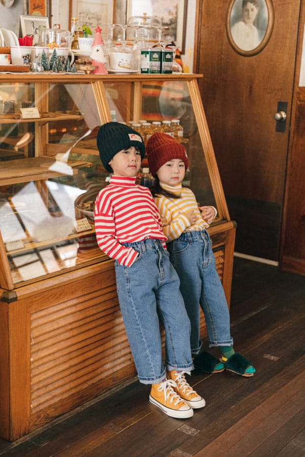 PEANUT - Korean Children Fashion - #Kfashion4kids - Low Denim Pants - 4