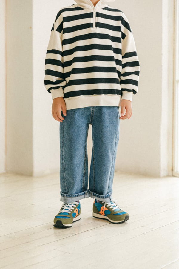 PEANUT - Korean Children Fashion - #Kfashion4kids - Low Denim Pants - 7