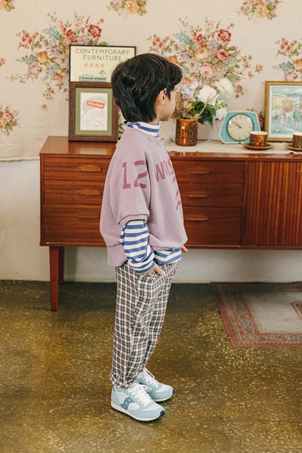 PEANUT - Korean Children Fashion - #Kfashion4kids - Cinnamon Check Pants - 11