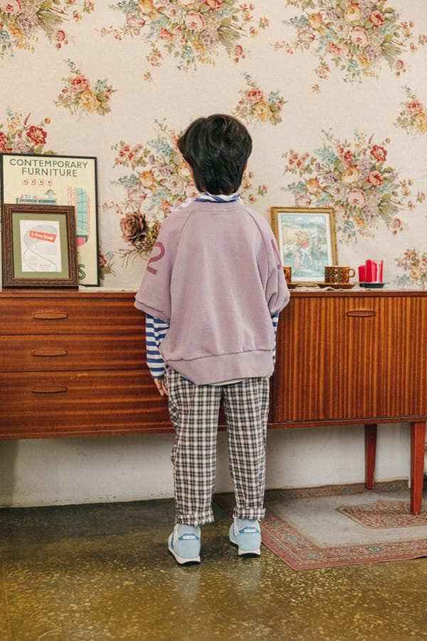 PEANUT - Korean Children Fashion - #Kfashion4kids - Cinnamon Check Pants - 12