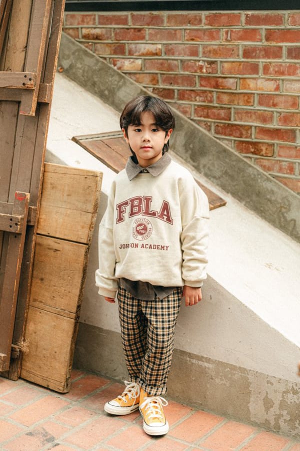 PEANUT - Korean Children Fashion - #Kfashion4kids - Cinnamon Check Pants - 3