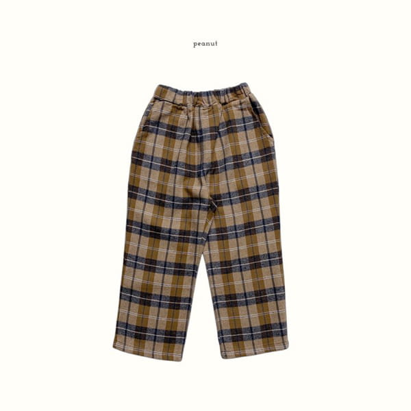 PEANUT - Korean Children Fashion - #Kfashion4kids - Urban Check Pants - 6