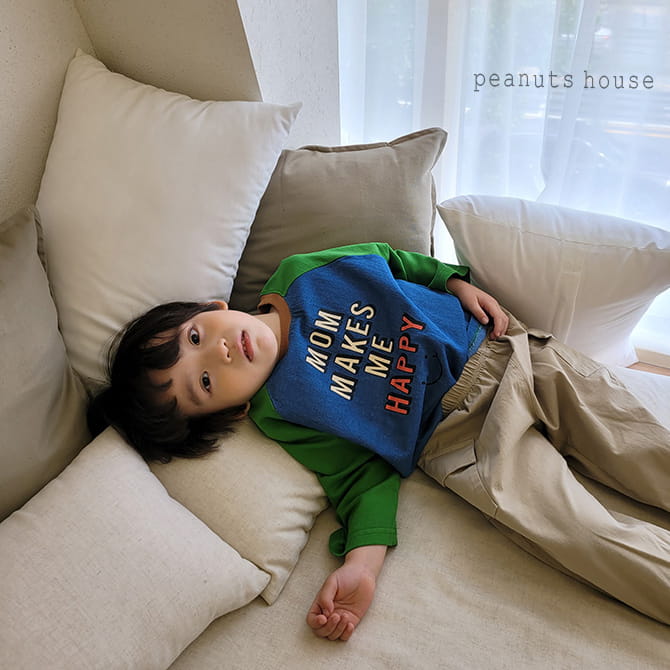 PEANUTS - Korean Children Fashion - #Kfashion4kids - Happy Tee
