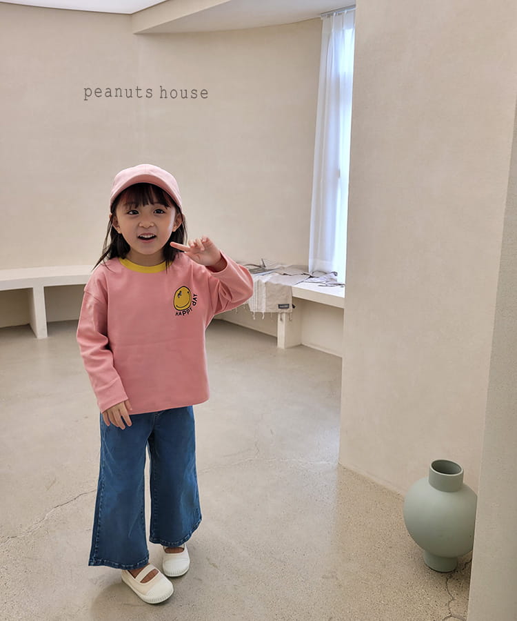 PEANUTS - Korean Children Fashion - #Kfashion4kids - Denim Wide Pants - 4