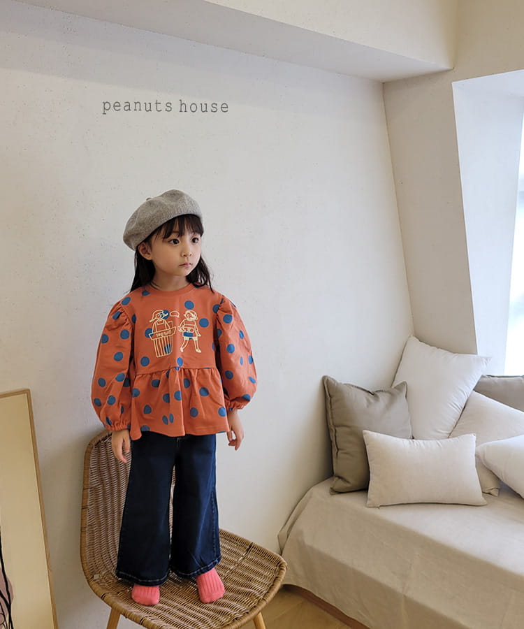 PEANUTS - Korean Children Fashion - #Kfashion4kids - Denim Wide Pants - 9