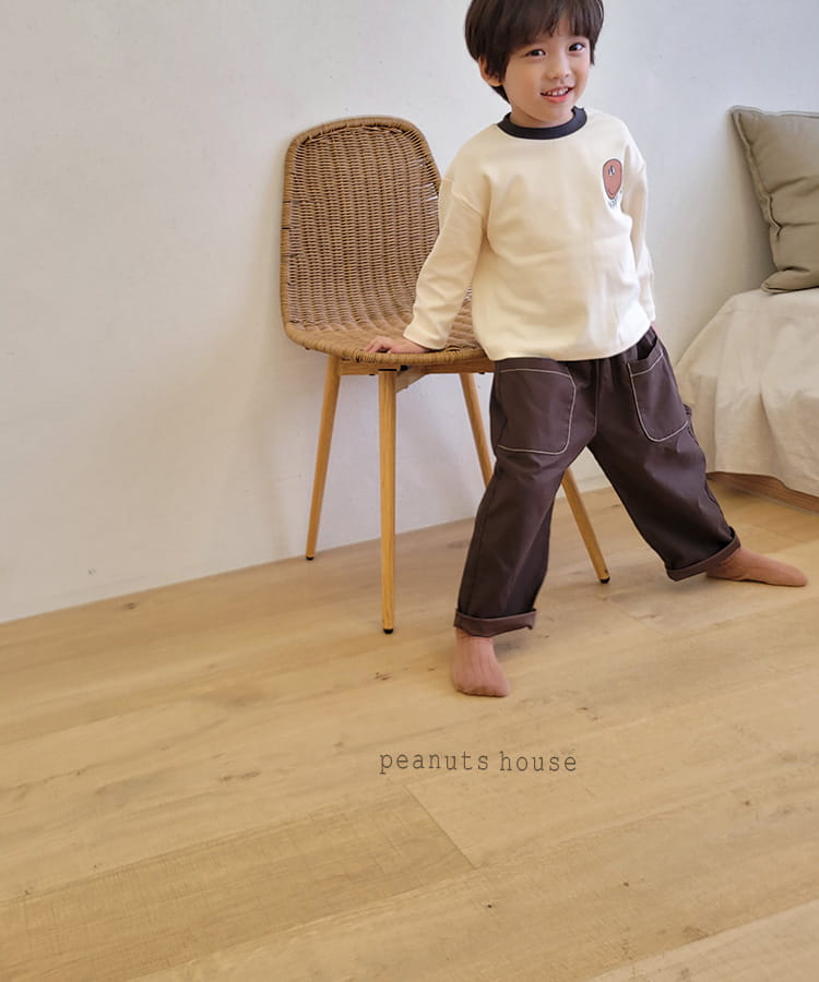 PEANUTS - Korean Children Fashion - #Kfashion4kids - Pocket Cotton Pants - 10
