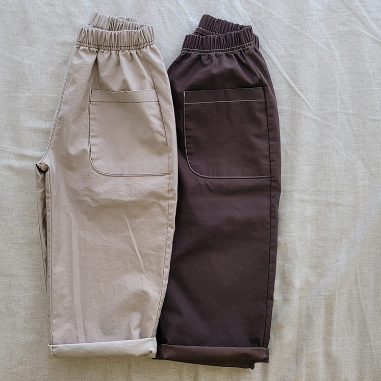 PEANUTS - Korean Children Fashion - #Kfashion4kids - Pocket Cotton Pants - 2