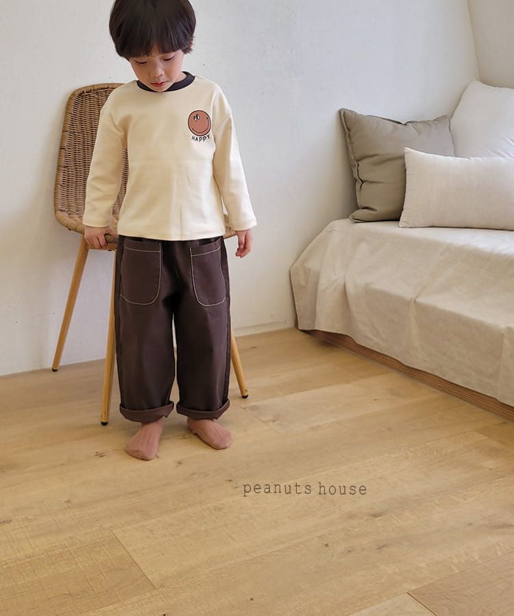 PEANUTS - Korean Children Fashion - #Kfashion4kids - Pocket Cotton Pants - 9