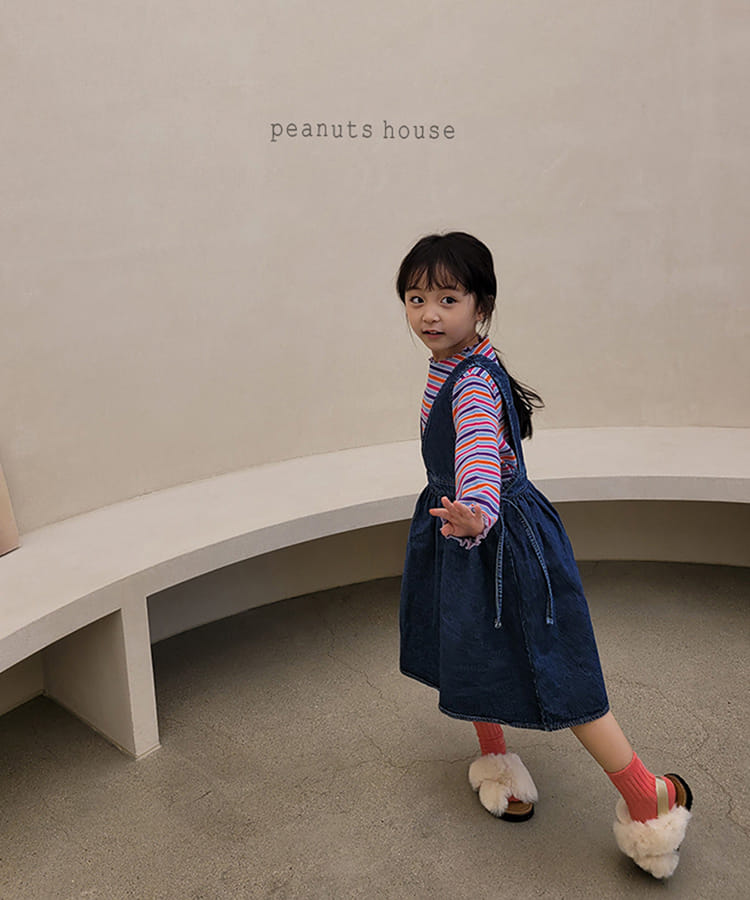 PEANUTS - Korean Children Fashion - #Kfashion4kids - Dungarees Skirt - 3
