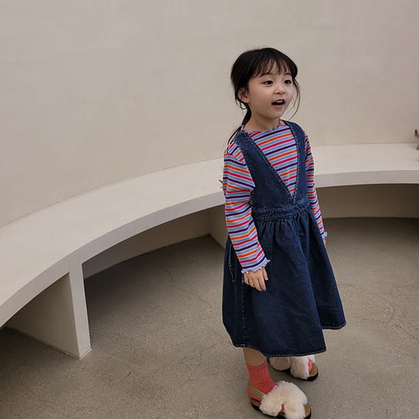 PEANUTS - Korean Children Fashion - #Kfashion4kids - Dungarees Skirt - 4