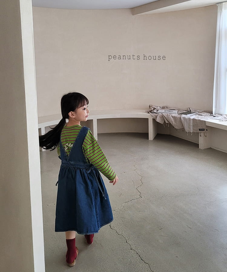 PEANUTS - Korean Children Fashion - #Kfashion4kids - Dungarees Skirt - 6