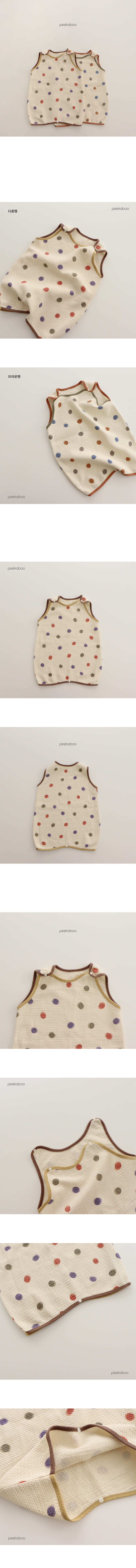 PEEKABOO - Korean Children Fashion - #Kfashion4kids - Crayon Sleeping Vest - 2