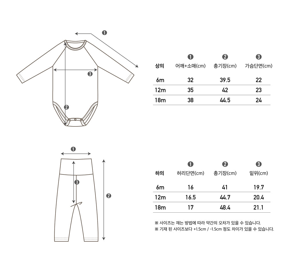 PEEKABOO - Korean Children Fashion - #Kfashion4kids - Basic Romper with Leggings - 4