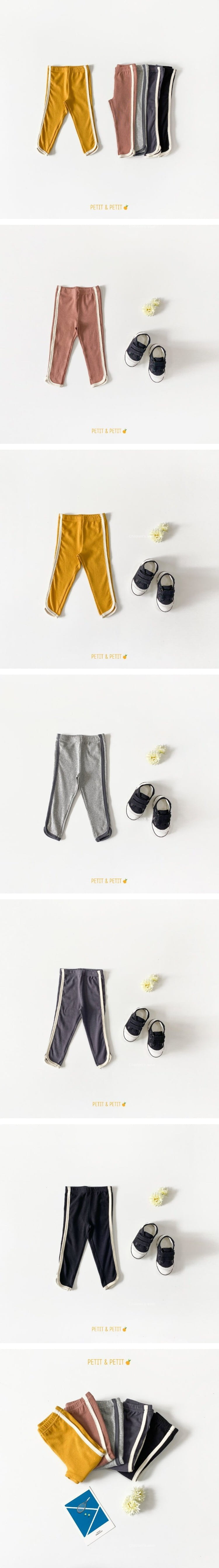 PETIT & PETIT - Korean Children Fashion - #Kfashion4kids - Piping Leggings