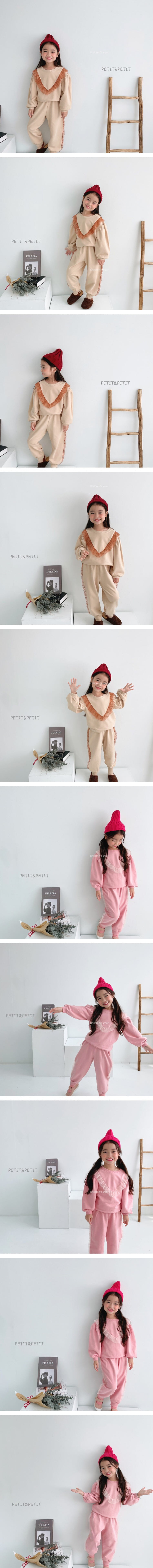 PETIT & PETIT - Korean Children Fashion - #Kfashion4kids - Lace Top Bottom Set