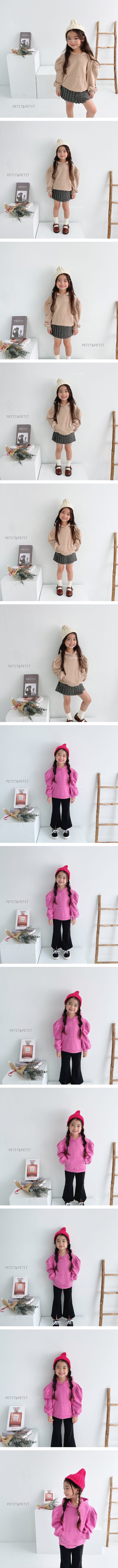 PETIT & PETIT - Korean Children Fashion - #Kfashion4kids - Shirring Hood Tee